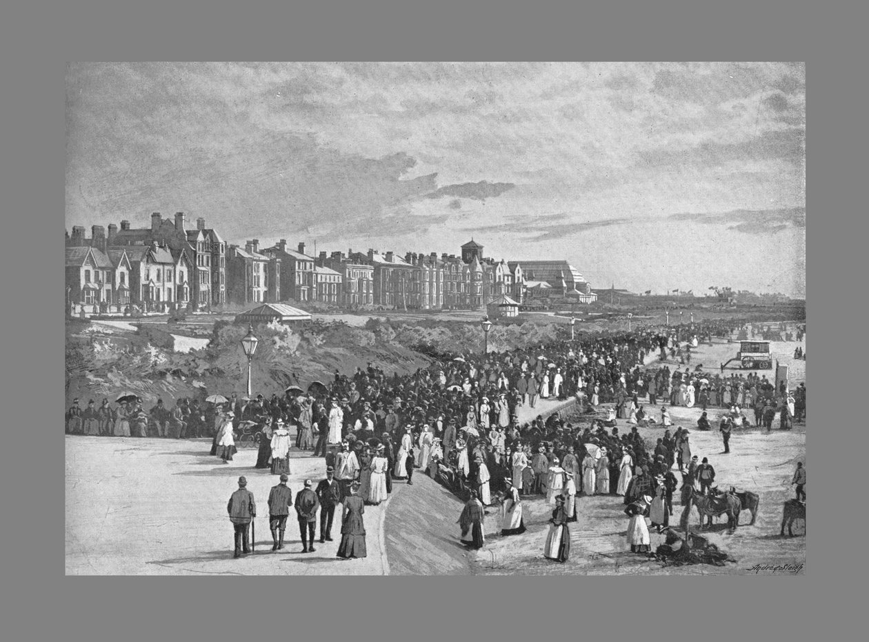 Marine Park, Southport, 1900 alkotó: Valentine and Sons Ltd