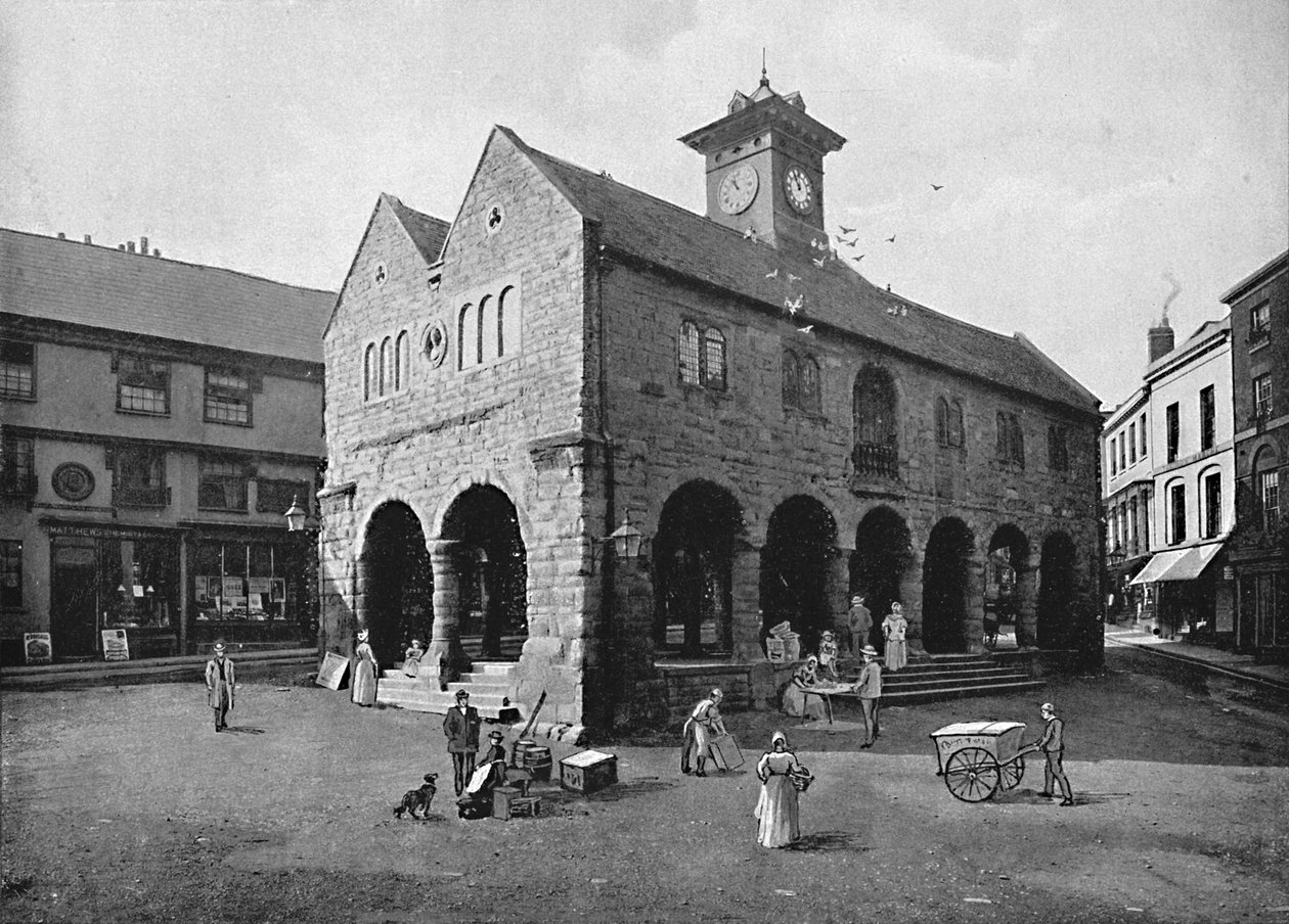 Vásárcsarnok és Kyrles-ház, Ross, 1896 alkotó: Valentine and Sons Ltd