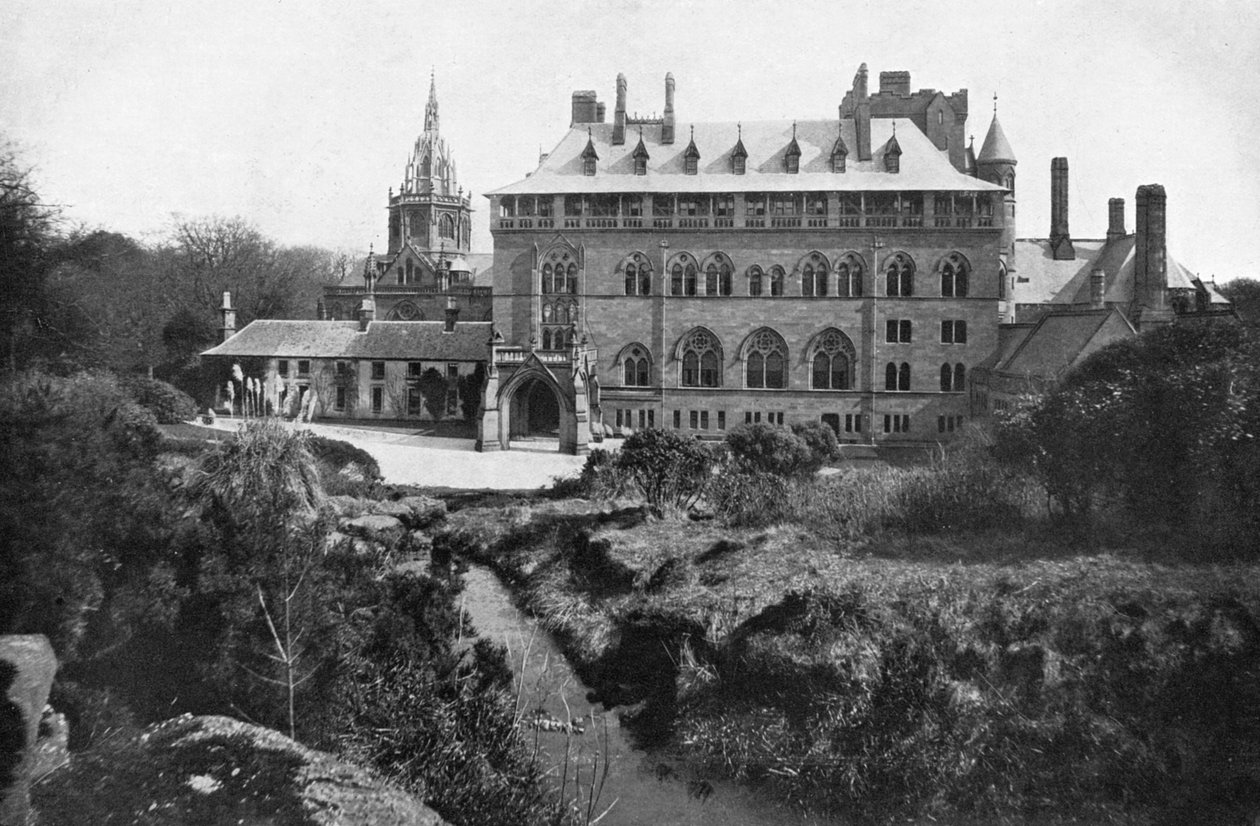 Mount Stuart House, Bute, Skócia, 1924-1926 alkotó: Valentine and Sons Ltd