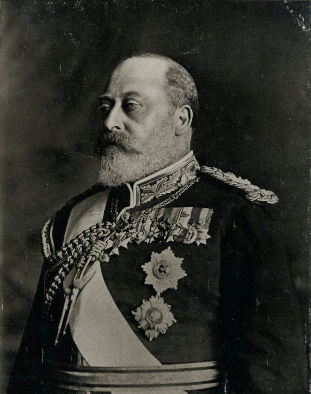 VII. Edward király, Albert Edward, 1841-1910, 1904 alkotó: Valentine and Sons Ltd