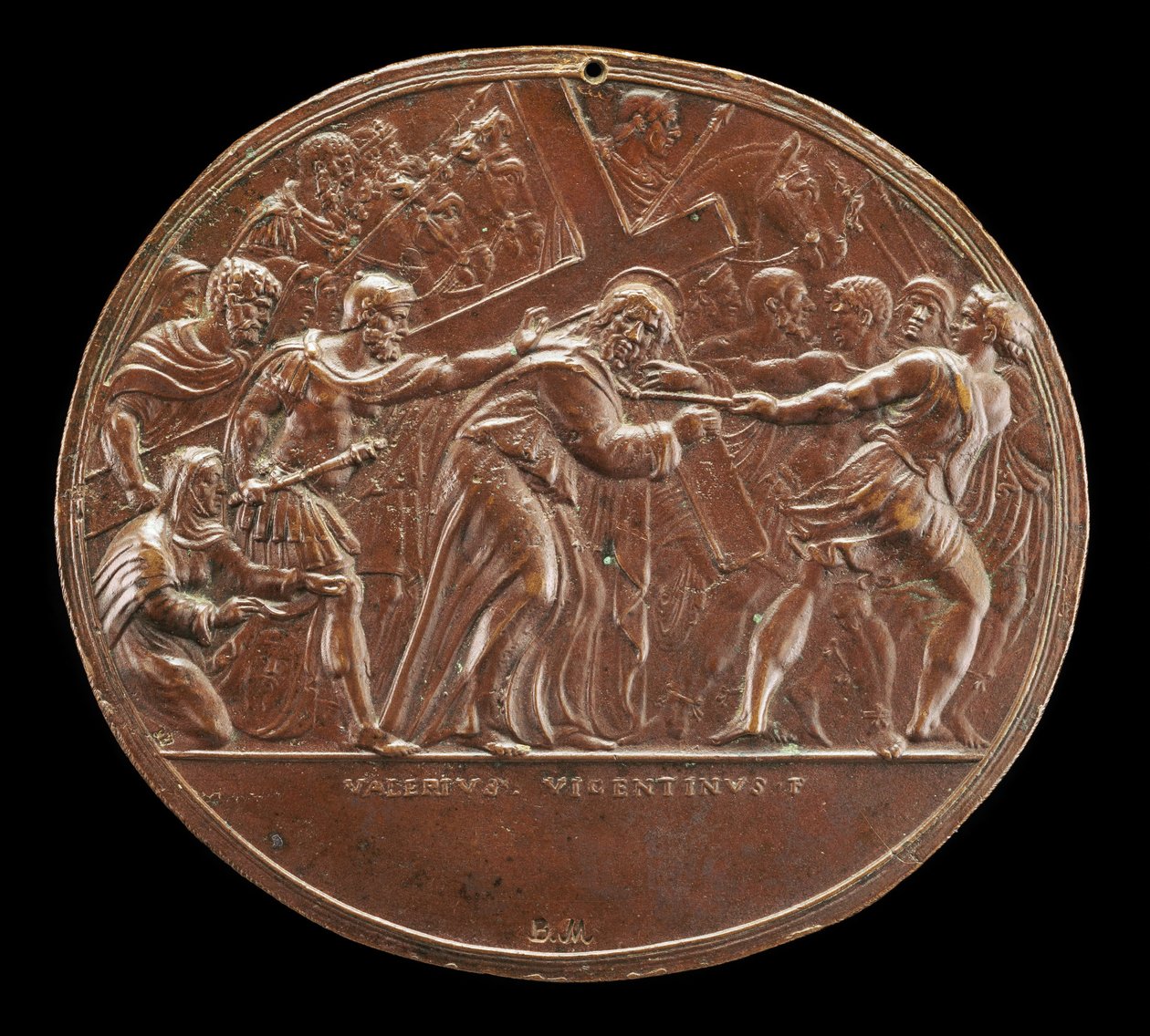 A keresztet hordozó Krisztus, 1525 vagy azután. alkotó: Valerio Belli