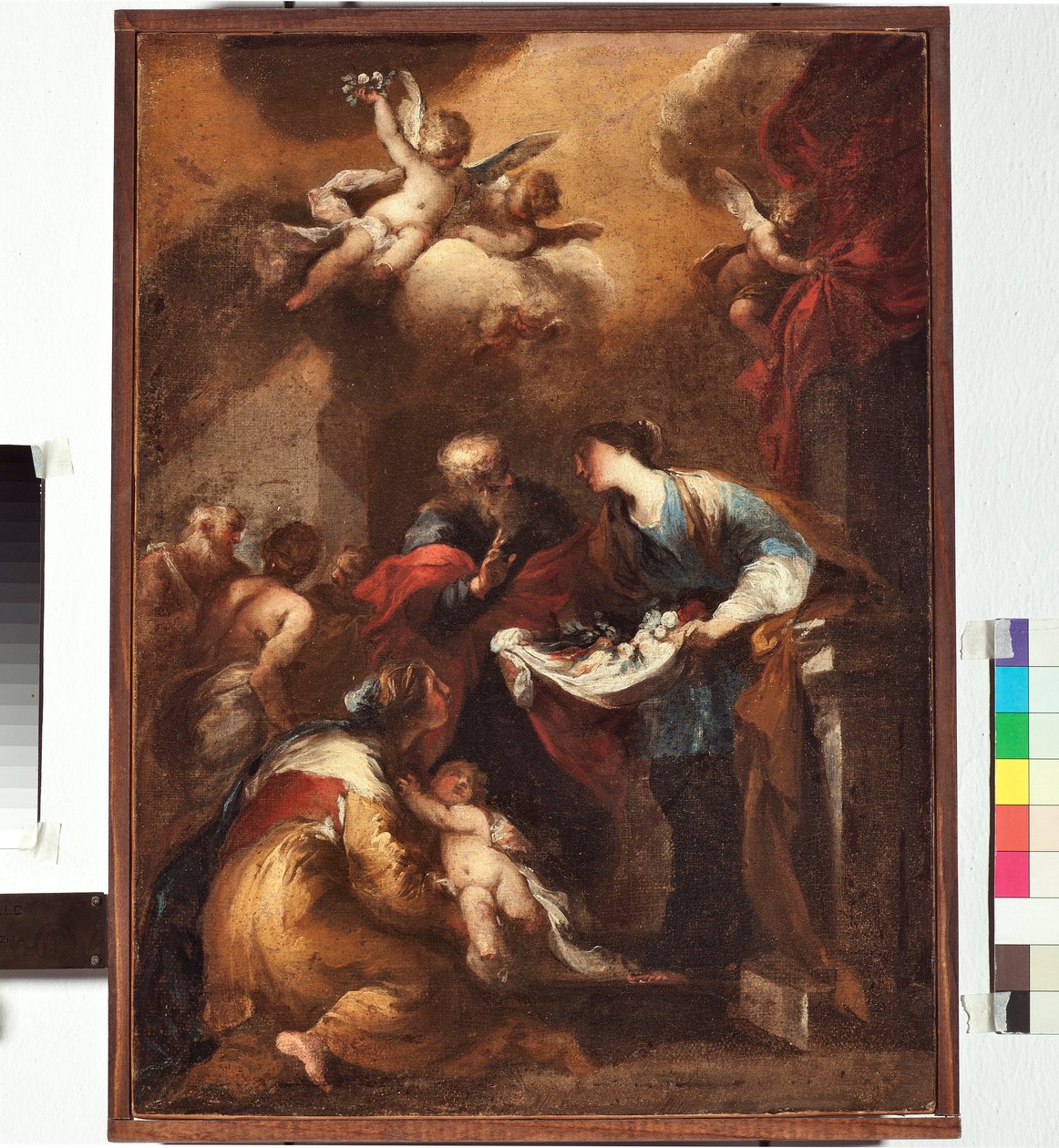Szent Sitha vagy Citha csodája (Festmény alkotó: Valerio Castello