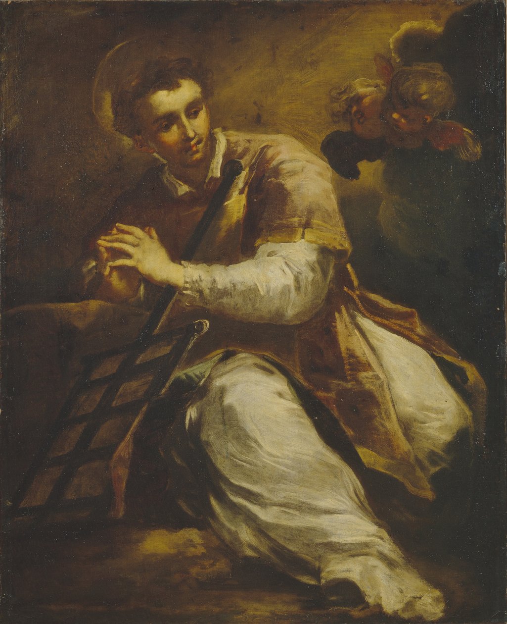 Szent Lőrinc, 1650-es évek alkotó: Valerio Castello