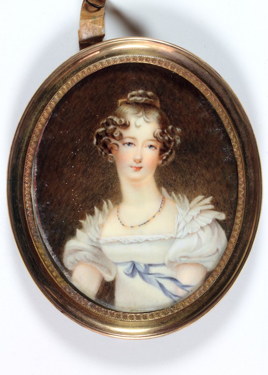 Lady Charlotte Cavendish Bentinck (zománc) alkotó: Vanacker (manner of)