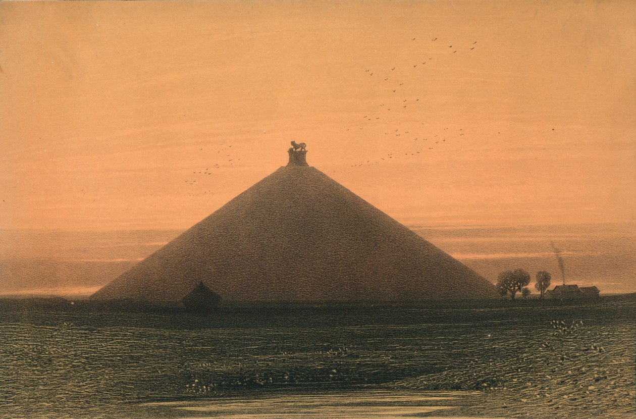 „Lion de Waterloo”, 19. század közepe. alkotó: Vanderhecht