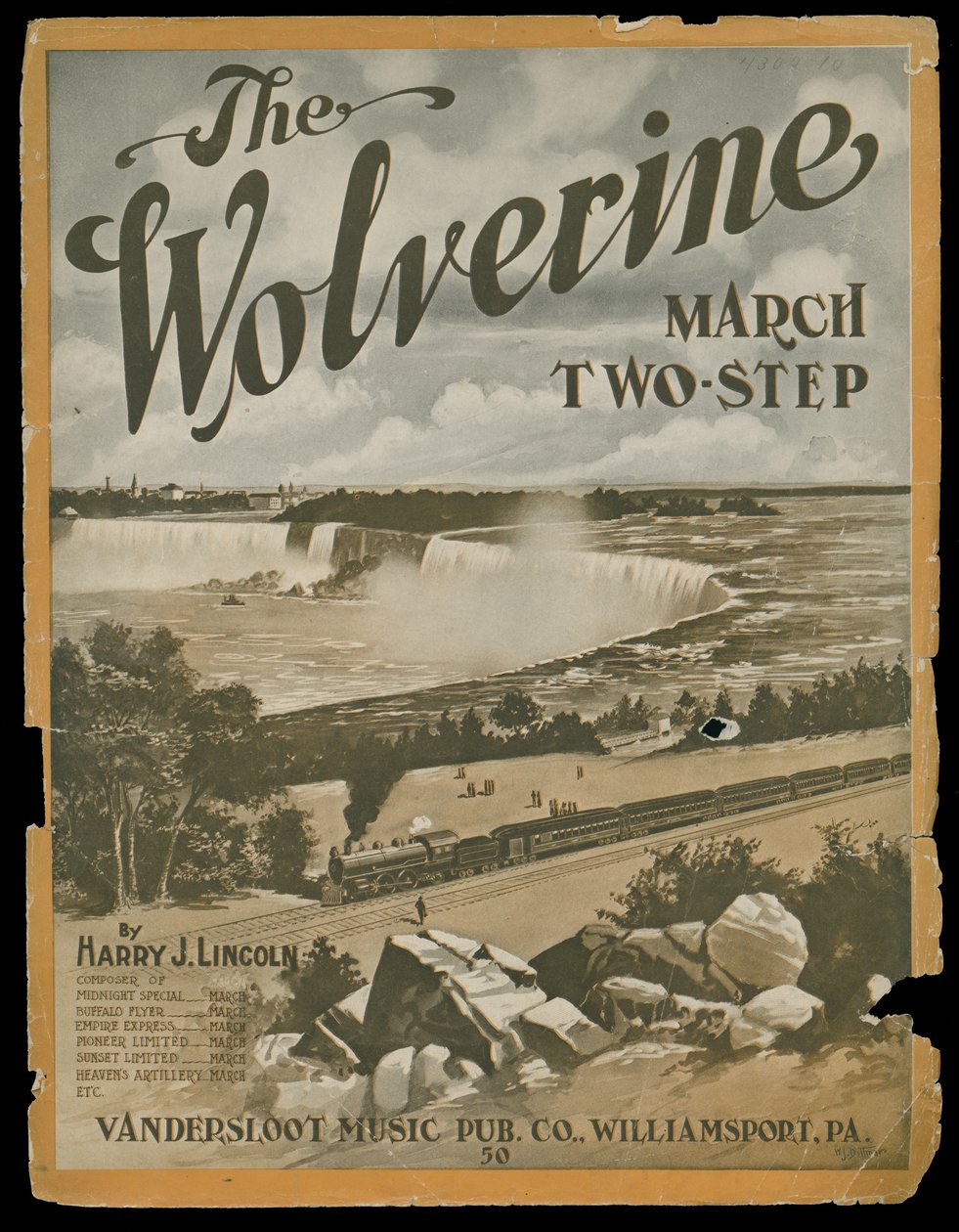 The Wolverine, 1770-1959 körül (nyomtatott) alkotó: Vandersloot Music Publishing Company