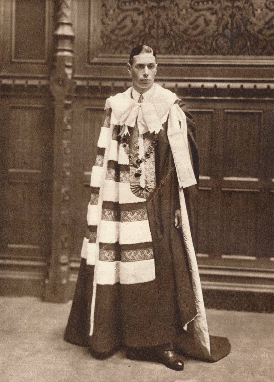„York hercege a Lordok Háza köntösében”, 1920 alkotó: Vandyk
