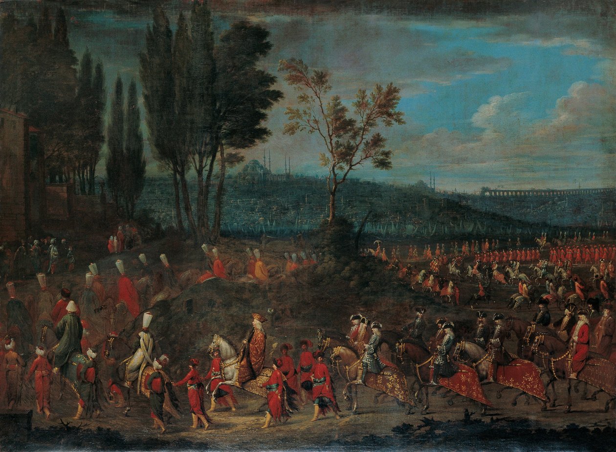 A nagyköveti körmenet, 1720-as évek alkotó: Vanmour