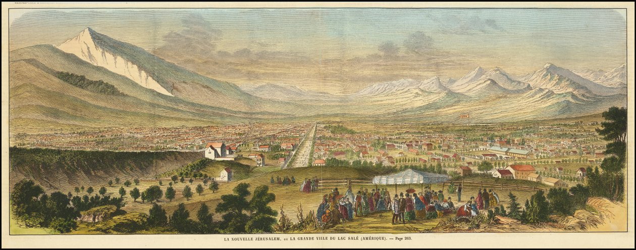 1863 nézet Salt Lake City alkotó: Various