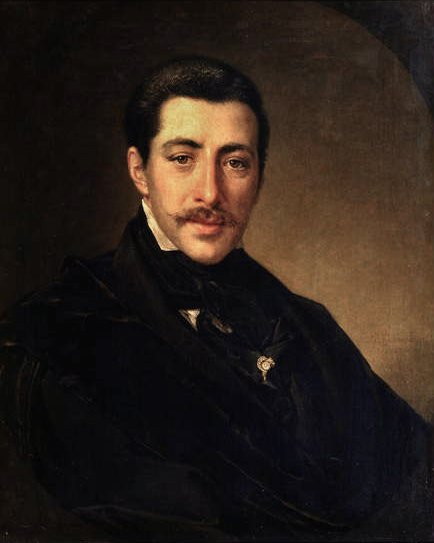Alexander Sukhowo-Kobylin (1817-1903) szerző portréja alkotó: Vasili Andreevich Tropinin