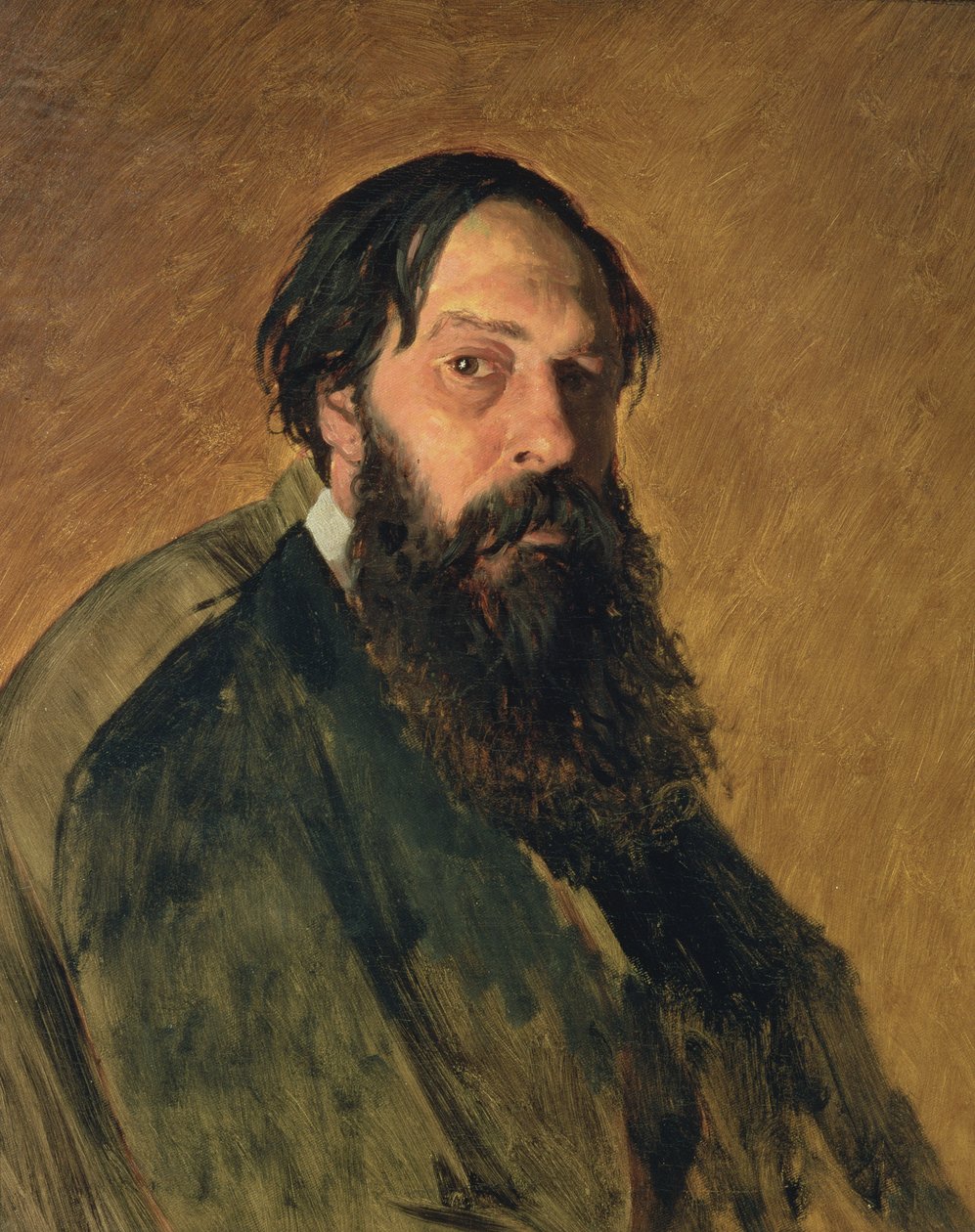 Alekej Kondratevics Sarasov (1830-1897) művész portréja alkotó: Vasili Grigorevich Perov