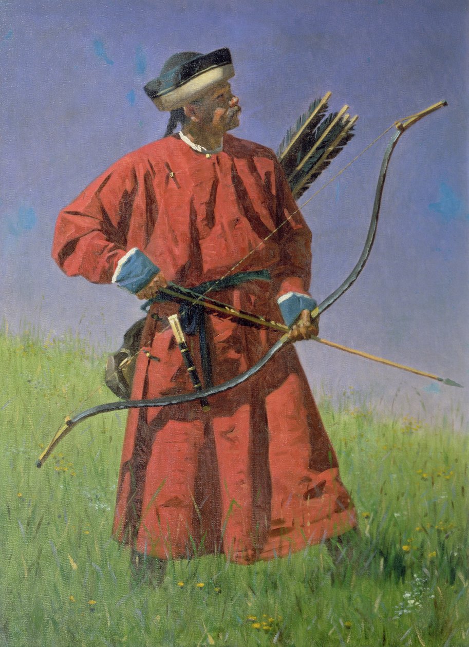 Bokharai katona (Sarbaz), 1873 alkotó: Vasili Vasilievich Vereshchagin