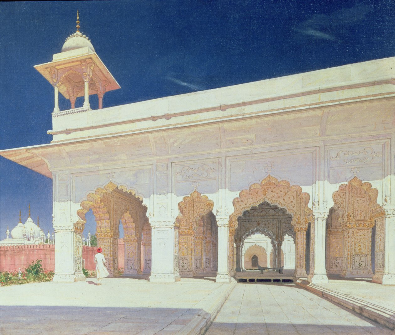 A Shah Jahan Fort trónterme Delhiben, 1875 alkotó: Vasili Vasilievich Vereshchagin