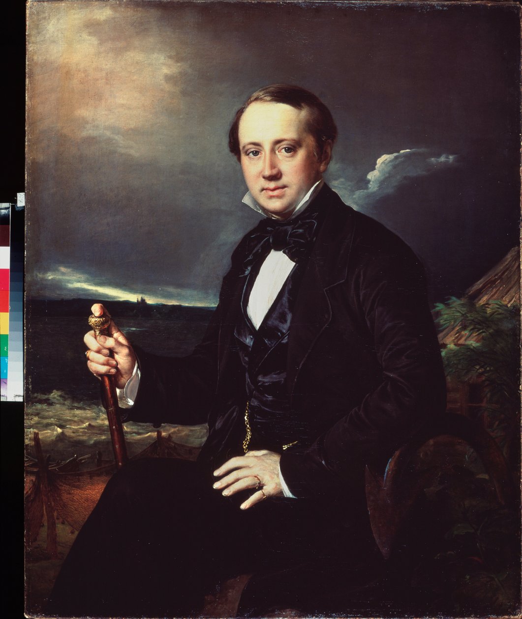 Alekszandr Szapozsnyikov portréja (Alekszandr Szapozsnyikov portréja) - Vaszilij Andrievics Tropinin (Vaszilij Tropinine) festménye (1776-1857), huile sur toile alkotó: Vasili Andreevich Tropinin