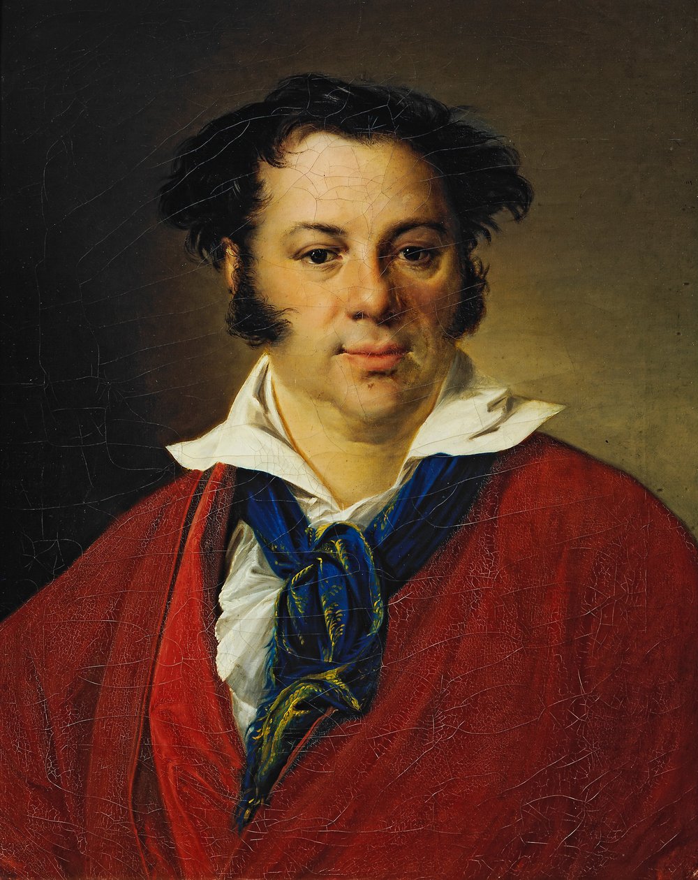 Konstantin Ravich portréja, 1823 alkotó: Vasili Andreevich Tropinin
