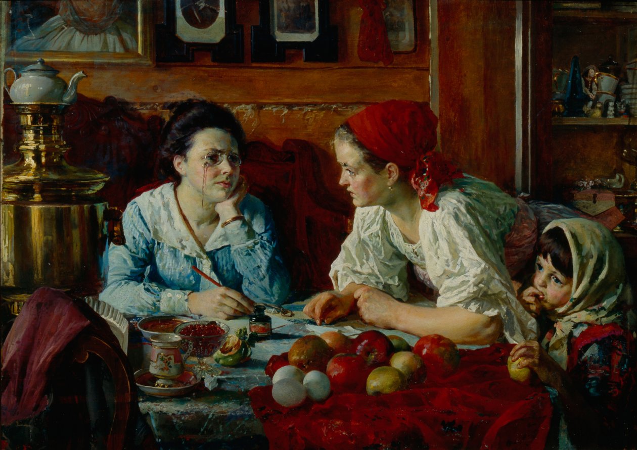 Levél Pétervárra, 1902 alkotó: Vasili Andreyevich Golynsky