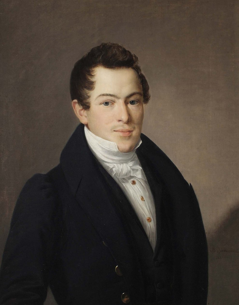 Naumov portréja, 1831 alkotó: Vasili Andreevich Tropinin