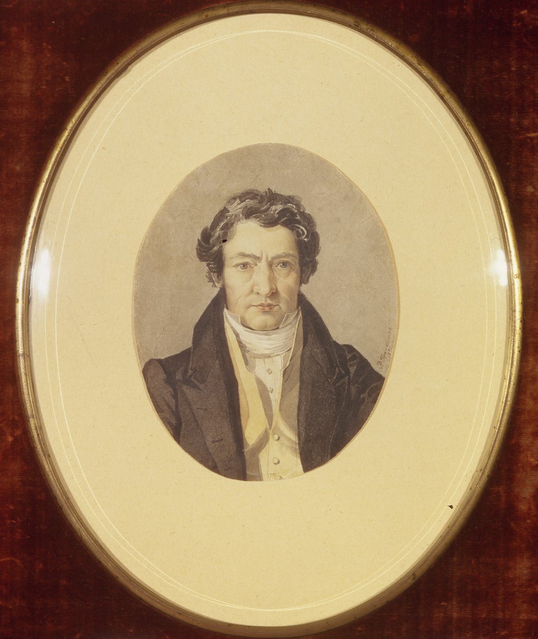 Pavel Mochalov színész portréja 1800-1848, 1841 alkotó: Vasili Andreevich Tropinin