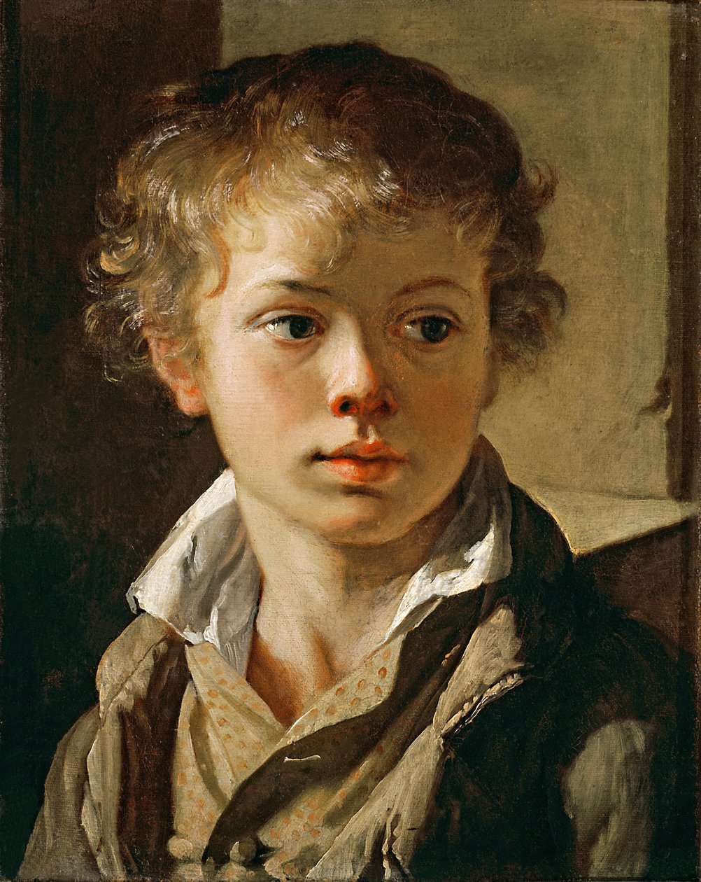 A művészfiú portréja, 1818 körül alkotó: Vasili Andreevich Tropinin
