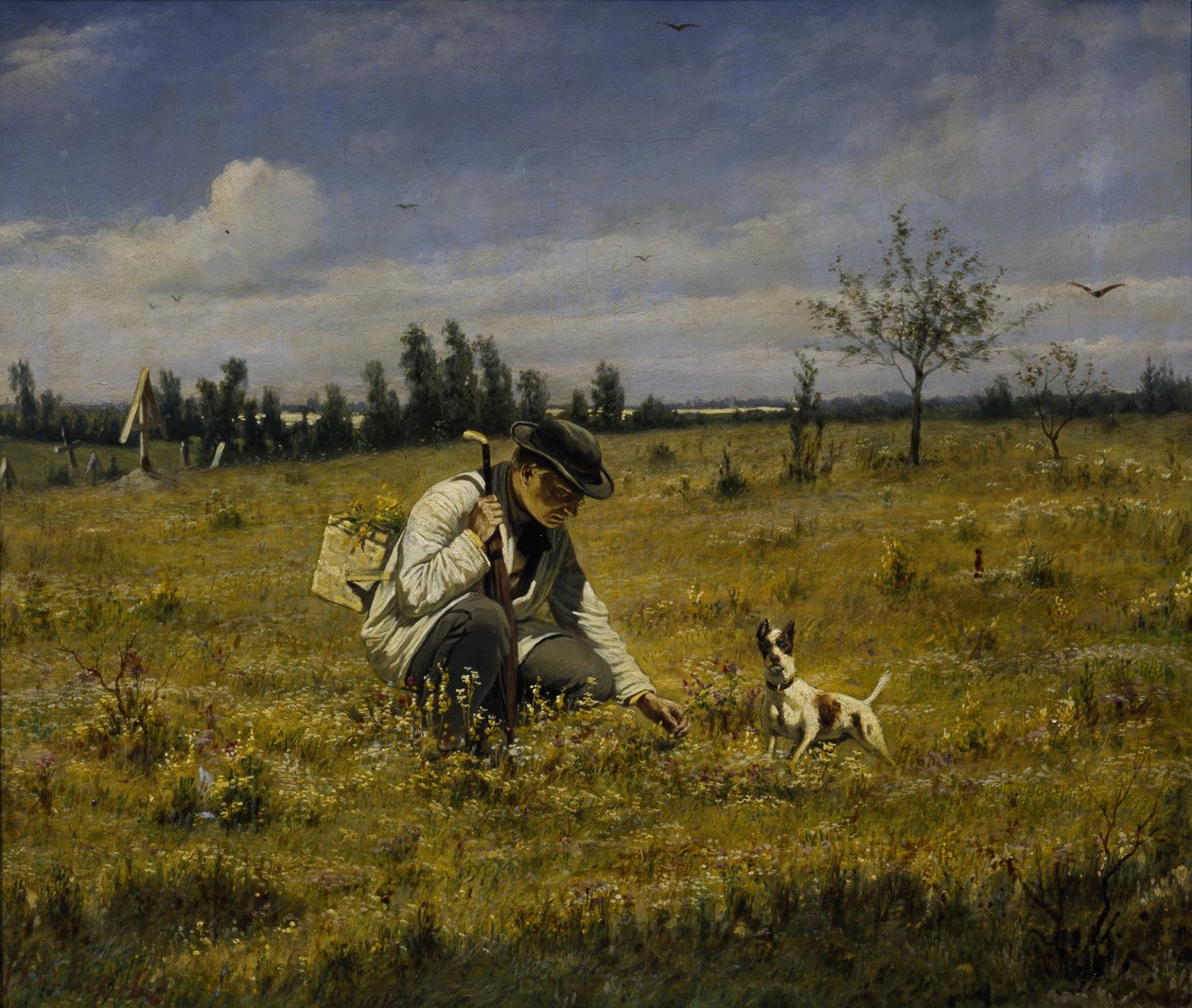 botanikus, 1874 alkotó: Vasili Grigorevich Perov