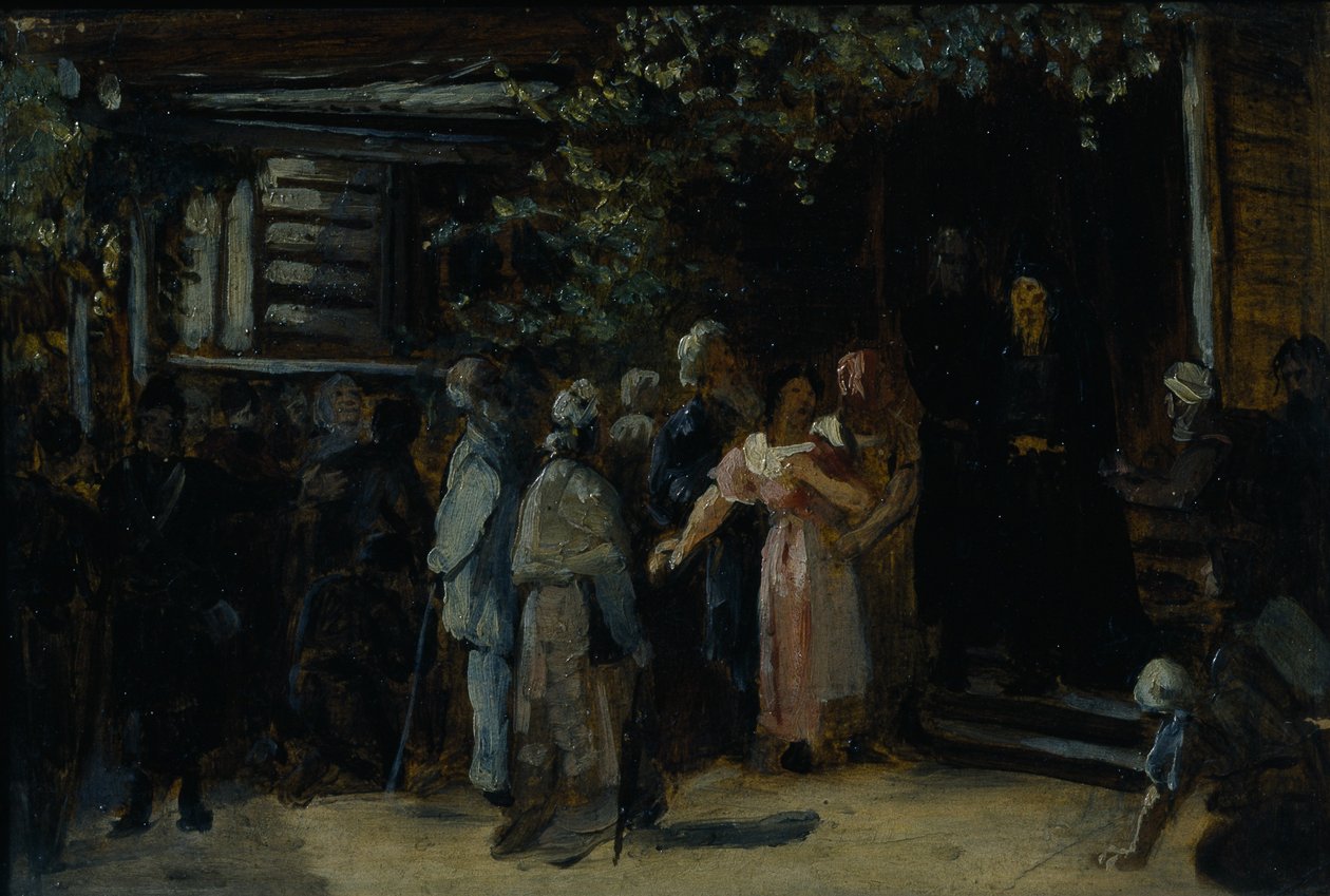 Remete látogatása, 1870-es évek alkotó: Vasili Grigorevich Perov