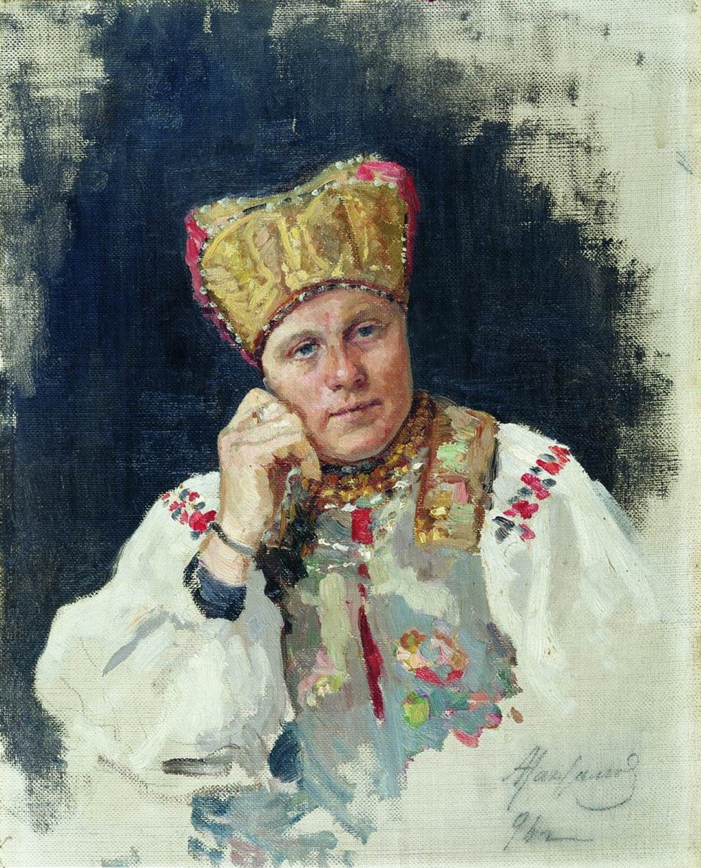 Orosz paraszt, 1896 alkotó: Vasili Maksimovich Maksimov