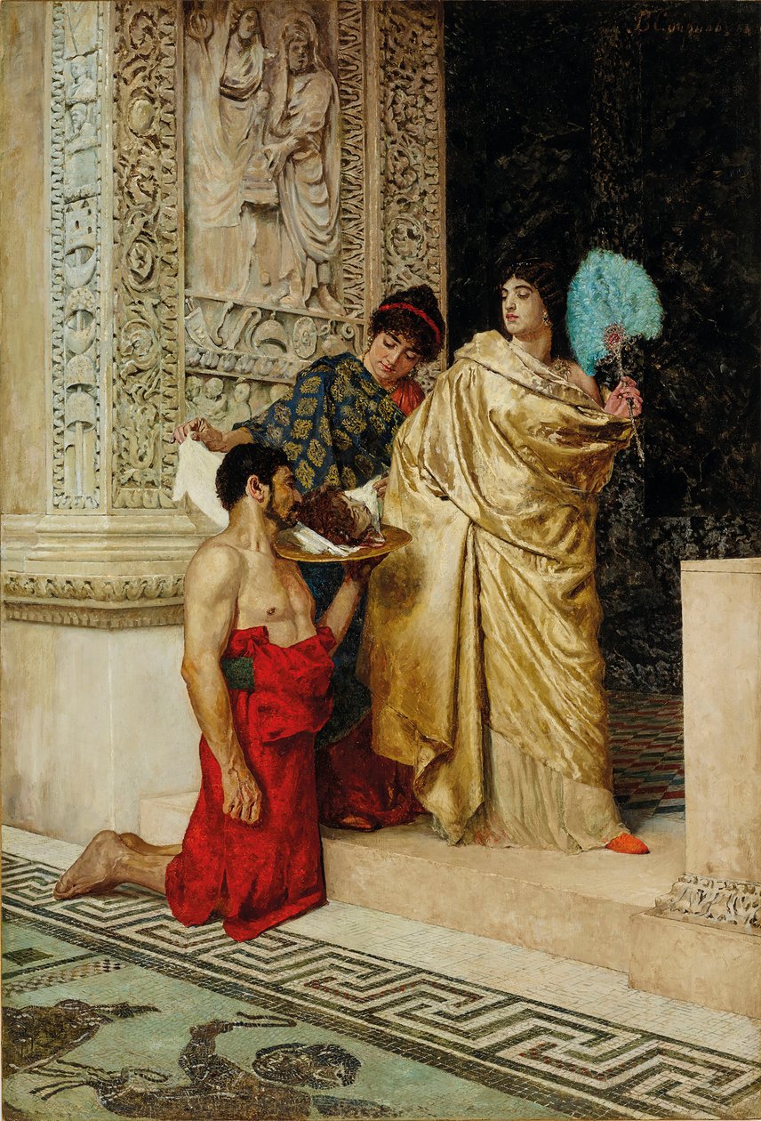 Salome megkapja Keresztelő János fejét, 1886. alkotó: Vasili Sergeevich Smirnov