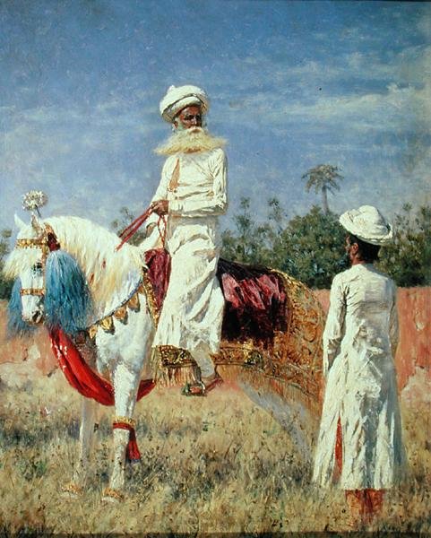 Egy lovas Jaipurban alkotó: Vasili Vasilievich Vereshchagin