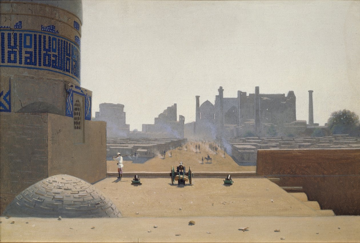Szamarkand főutcája kora reggel, 1869-1870 alkotó: Vasili Vasilievich Vereshchagin