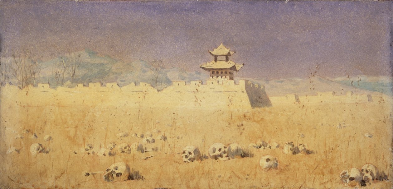 Ruins in Chuguchak, Xinjiang, 1869 alkotó: Vasili Vasilievich Vereshchagin