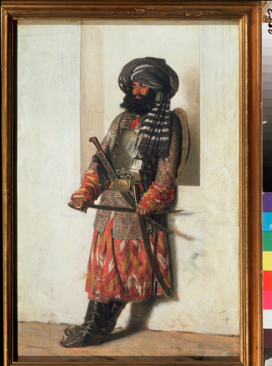 Un afghan (An Afghan) - Vaszilij Vasziljevics Verescsagin (Vaszilij Verescsagin) (1842-1904) festménye, olaj, vászon alkotó: Vasili Vasilievich Vereshchagin