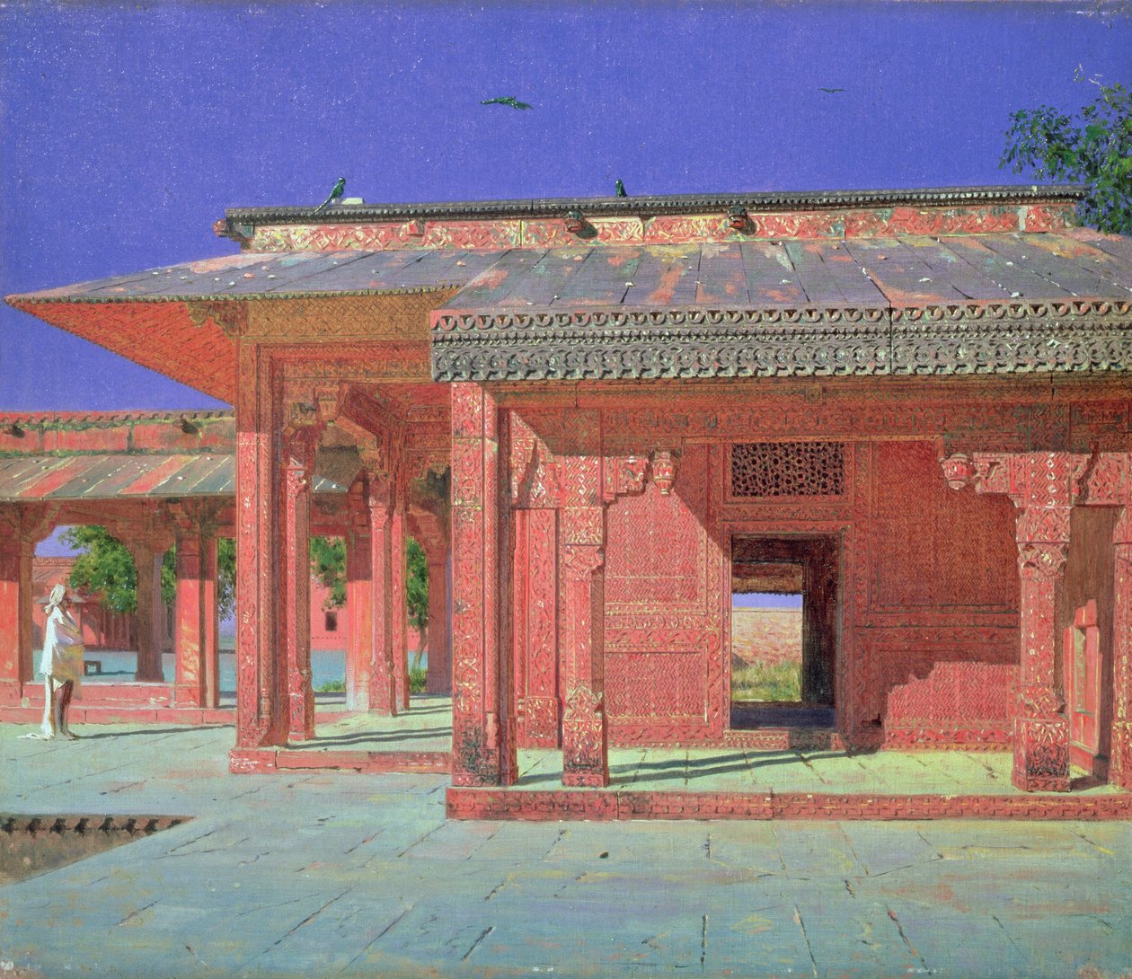 A Harem palota udvara, 1870-es évek alkotó: Vasili Vasilievich Vereshchagin