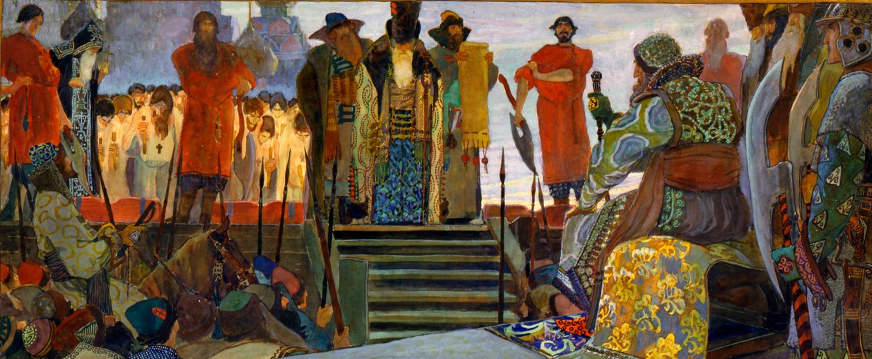 „Egy bojár kivégzése Rettegett Iván cár uralkodása alatt”, 1906. alkotó: Vasili Vladimirov
