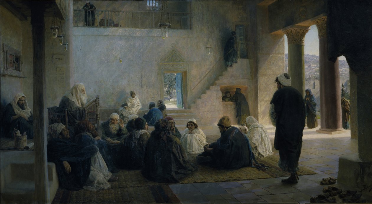 Krisztus az orvosok között, 1896 alkotó: Vasilij Dmitrievich Polenov