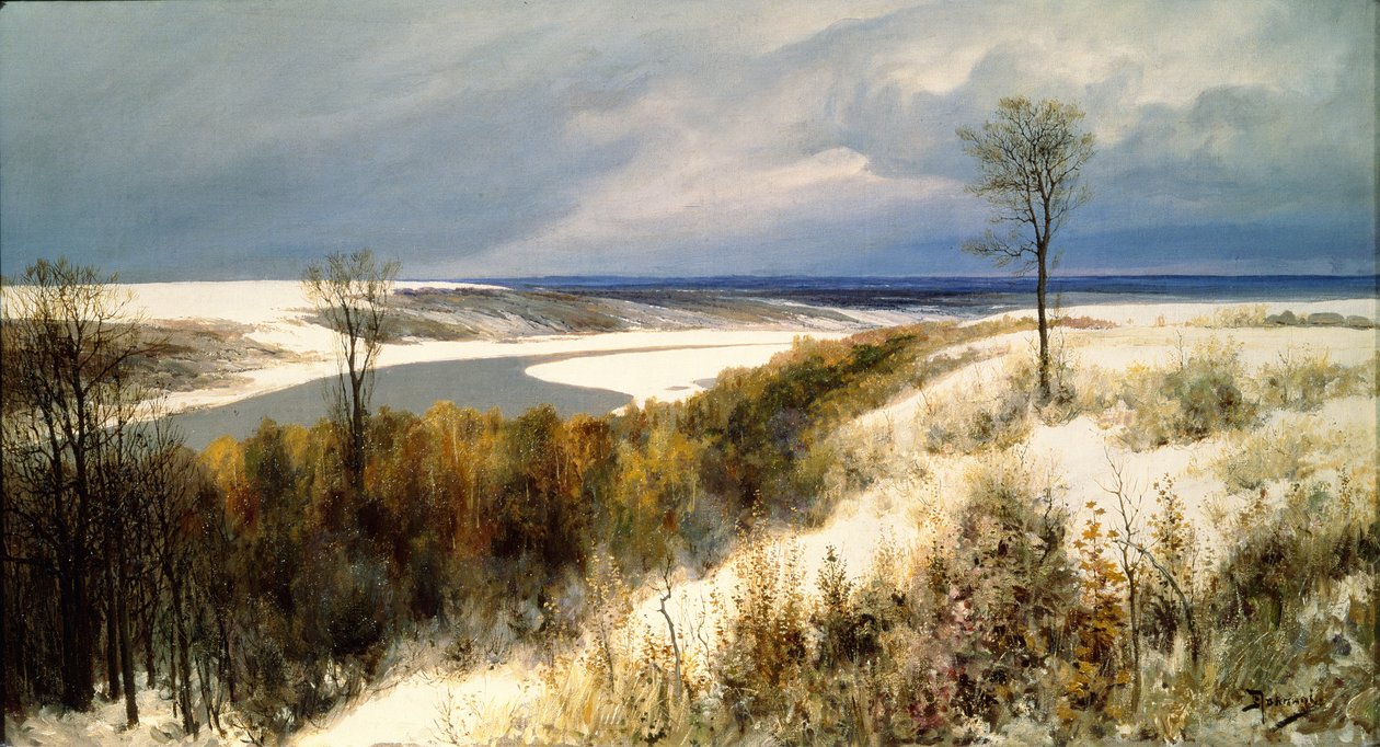 Korai hó, 1891 alkotó: Vasilij Dmitrievich Polenov