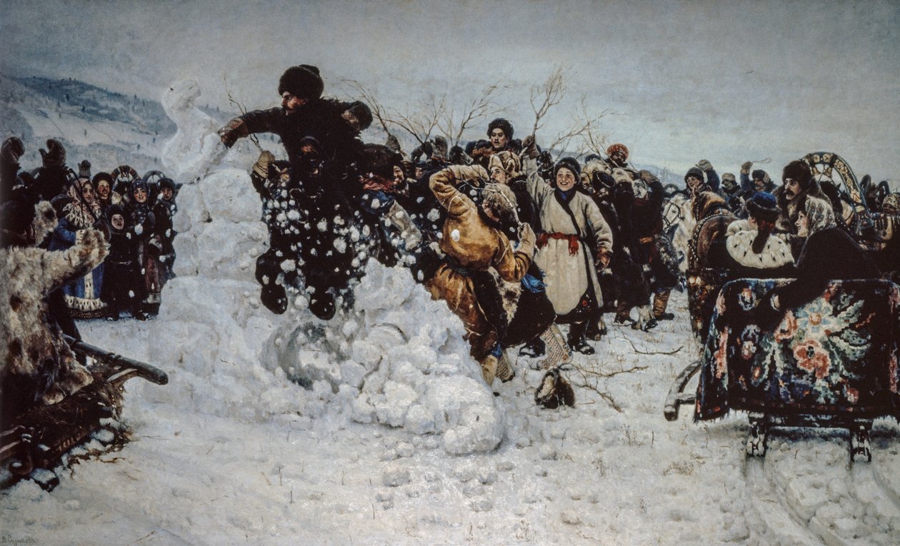 Hóvihar az erődön alkotó: Vasilij Ivanovic Surikov