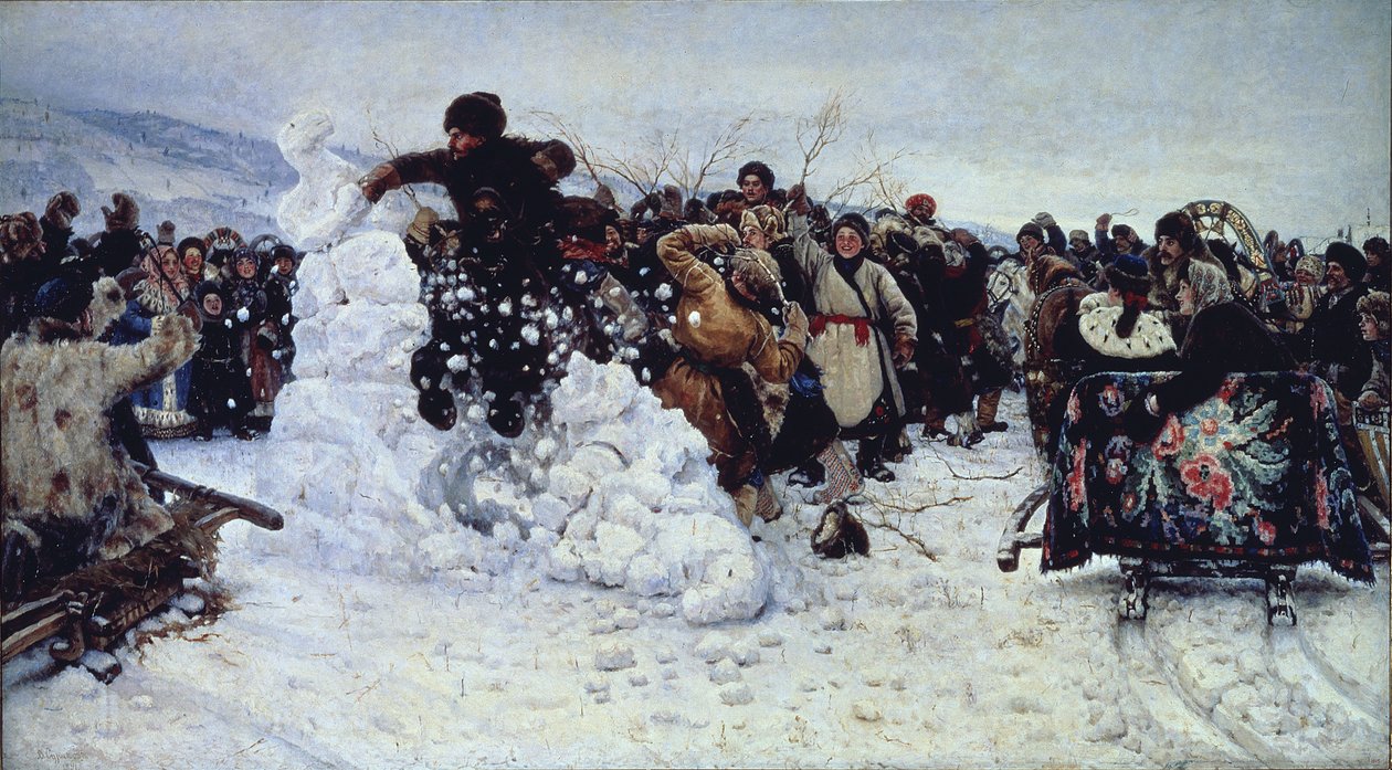 A hóerőd vihara, 1891 alkotó: Vasilij Ivanovic Surikov