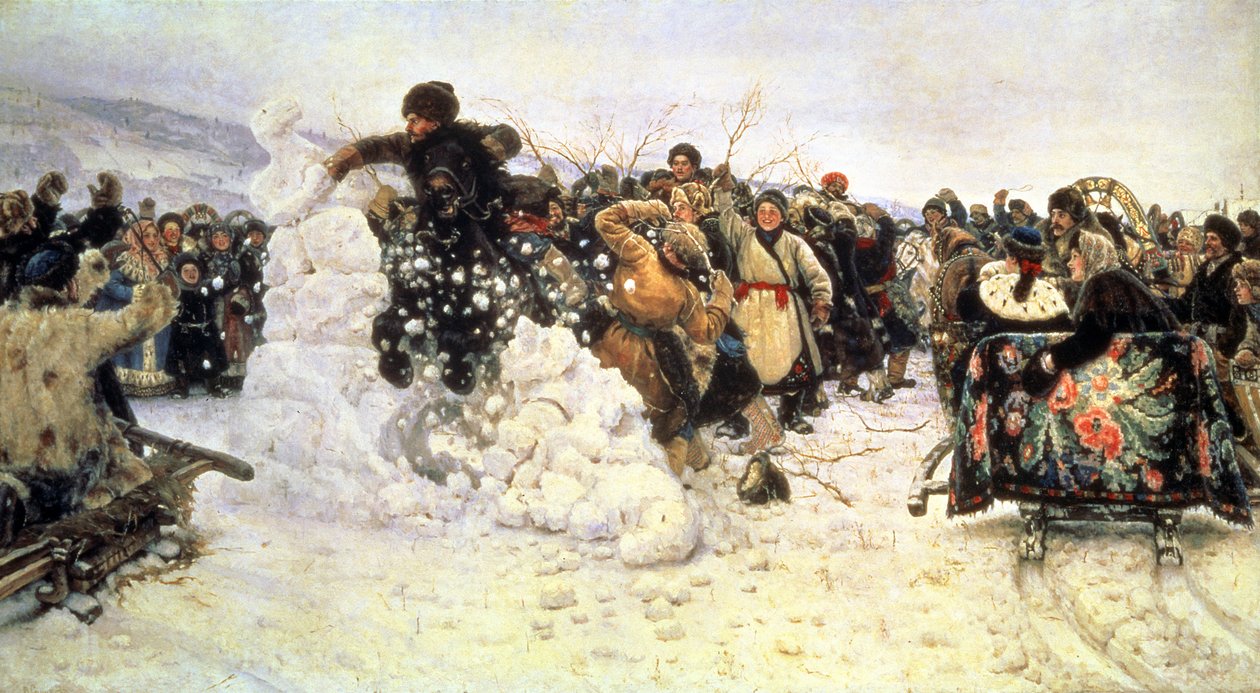 A hóerőd elfoglalása, 1891 alkotó: Vasilij Ivanovic Surikov
