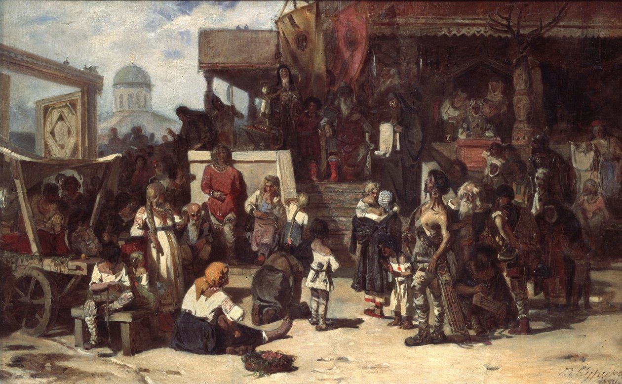 A nagyherceg ítélete, 1874 alkotó: Vasilij Ivanovic Surikov