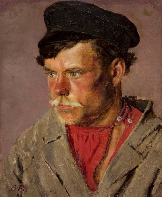 Egy paraszt portréja. alkotó: Vasili Vasilievich Vereshchagin