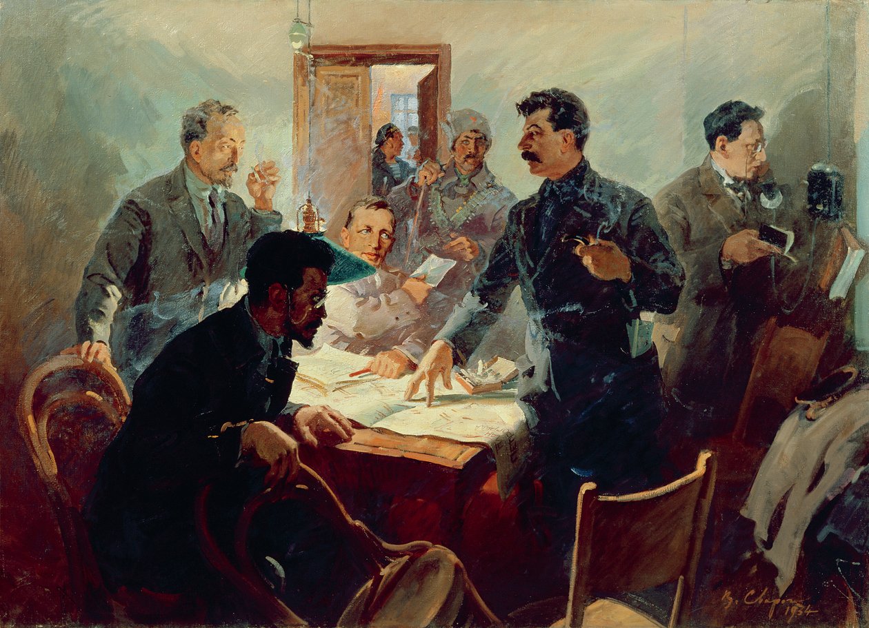 Az 1917-es októberi forradalom vezérkara alkotó: Vasily Semyonovich Svarog