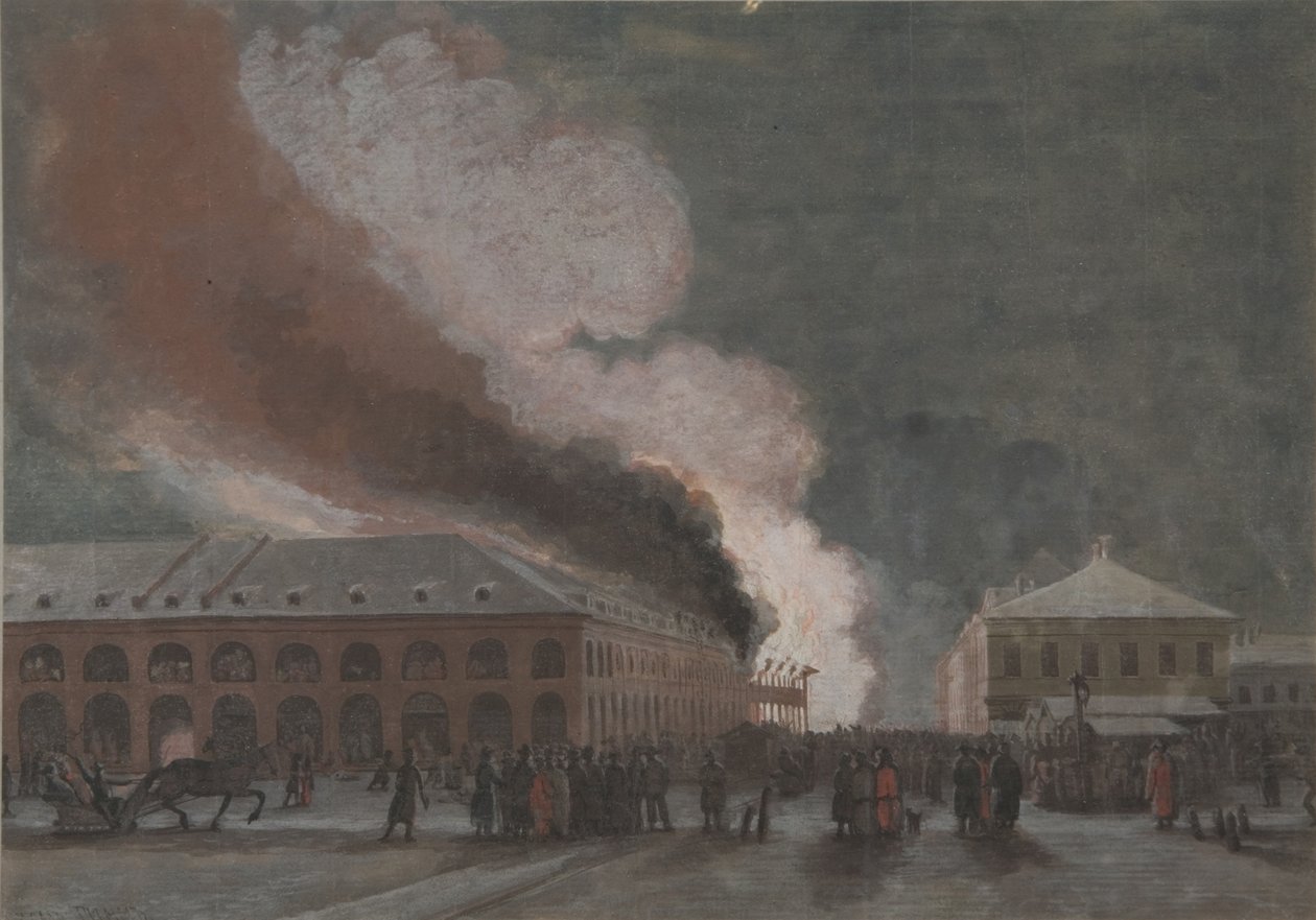 Tűz a sókereskedelmi sorokban alkotó: Georg Wilhelm Timm
