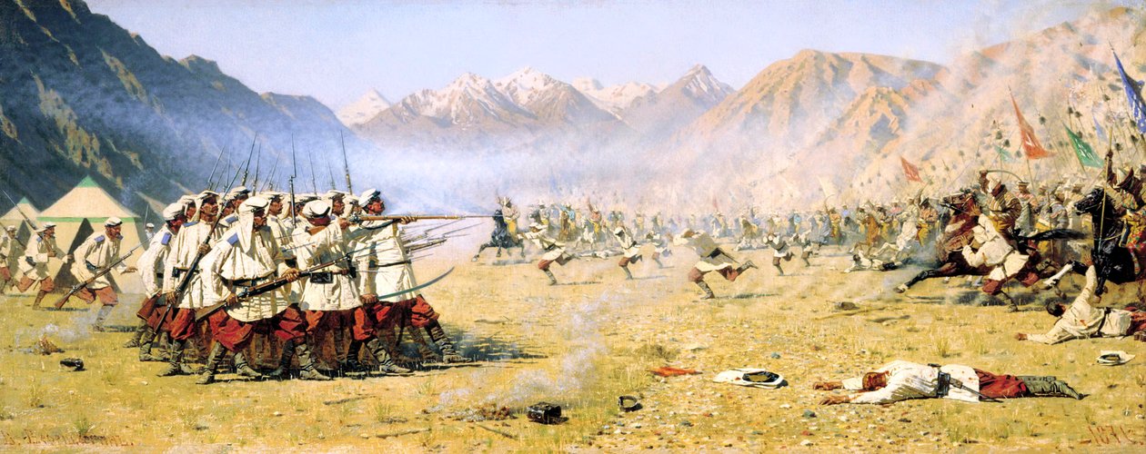 Hirtelen támadás, 1871 alkotó: Vasily Vereshchagin