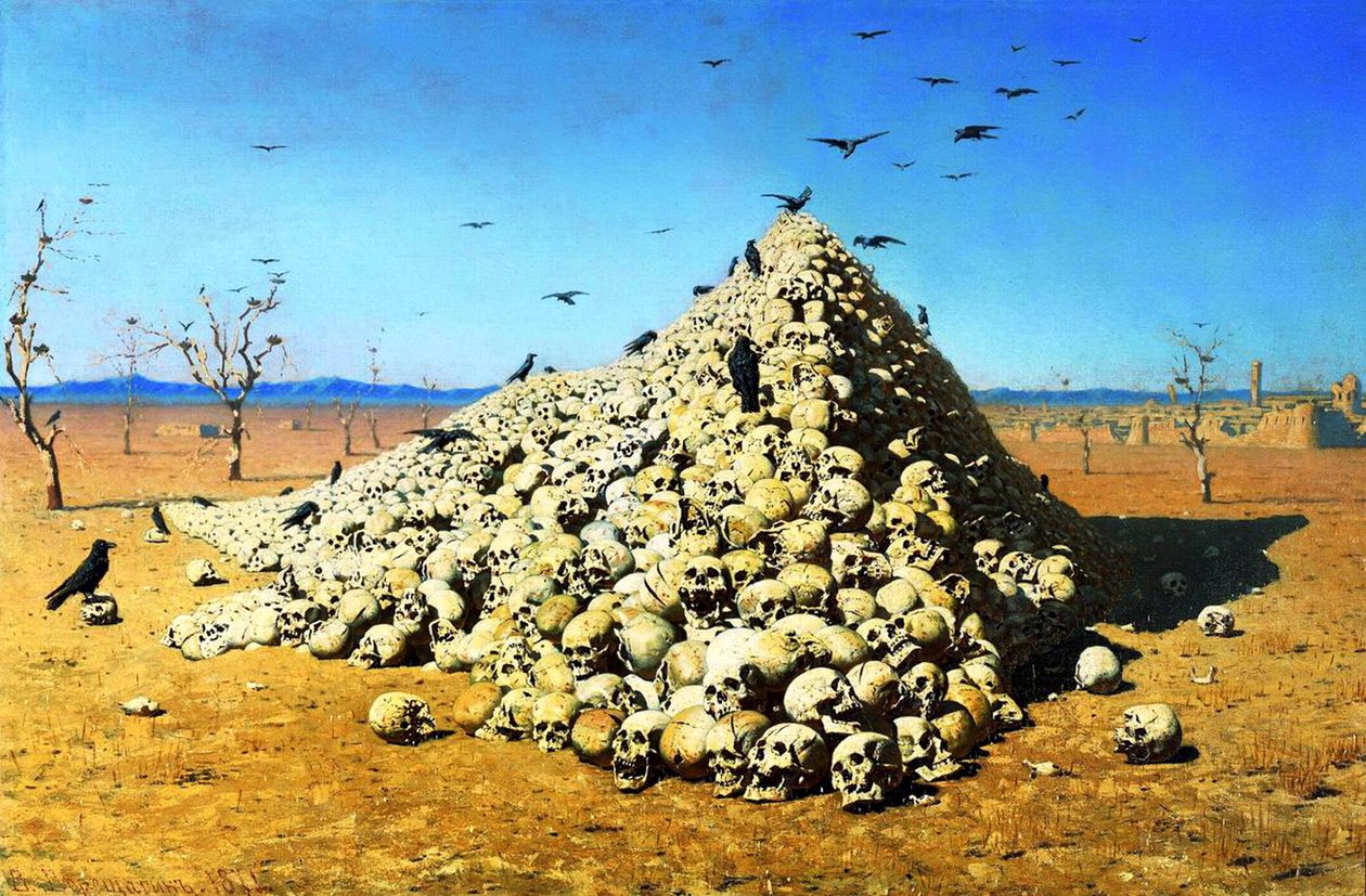 A háború apoteózisa, 1871 alkotó: Vasily Vereshchagin