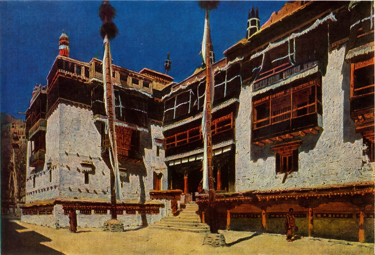 Hemis kolostor Ladakhban, 1875, 1965. alkotó: Vasily Vereshchagin