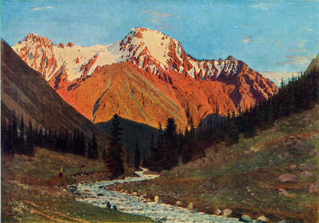 Hegyi táj, 19. század vége, 1965. alkotó: Vasily Vereshchagin