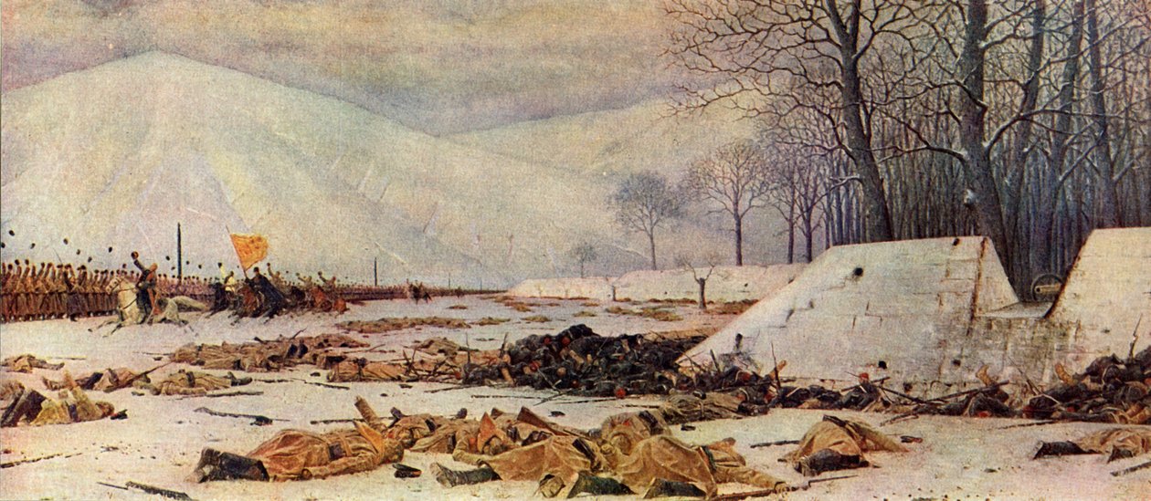 Szkobelev a Shipkán, 1878, 1939. alkotó: Vasily Vereshchagin