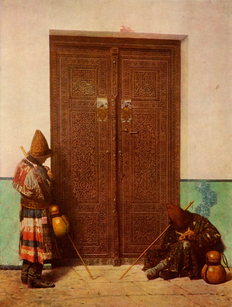 A Timur Gur-Emir mauzóleum ajtója, 1873, 1965. alkotó: Vasily Vereshchagin