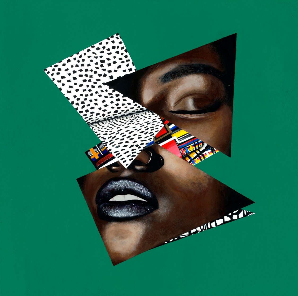 Gold Lives Inside You, 2015 (akril, fapanel) alkotó: Vaskeen Vaskeen