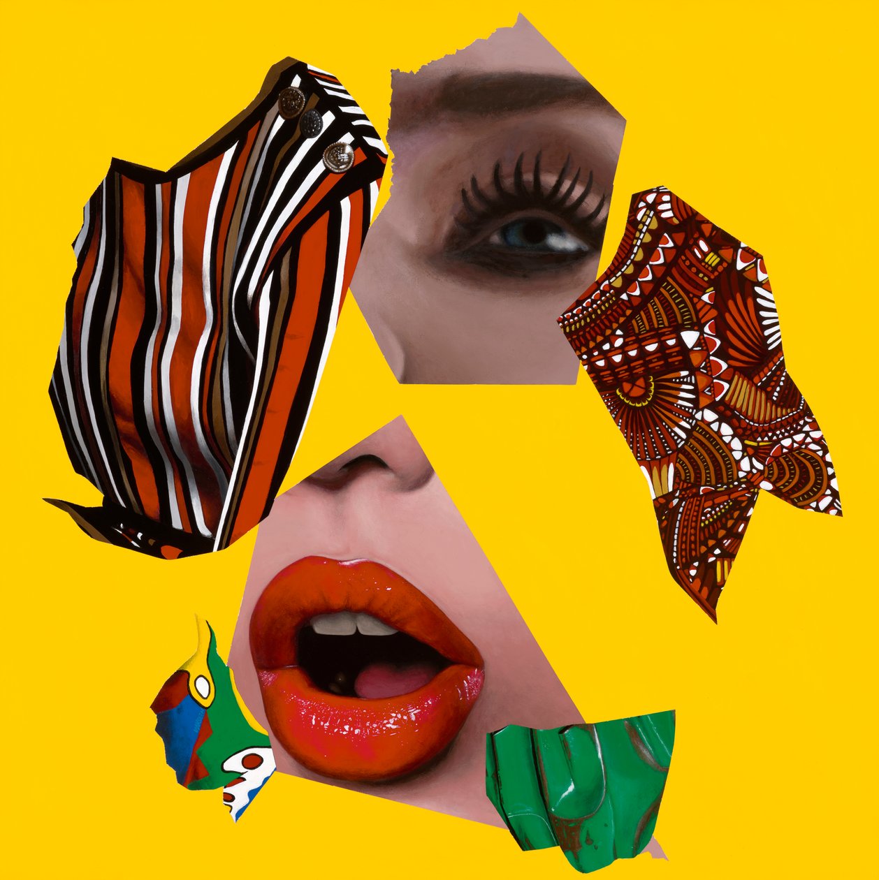 Losing Myself, 2019 (Akril, fa) alkotó: Vaskeen Vaskeen